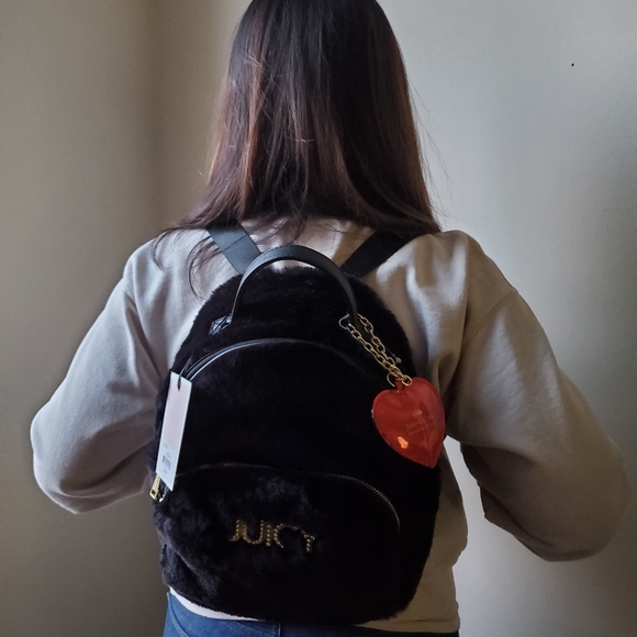 Juicy Couture Faux Fur Backpack - Picture 9 of 9